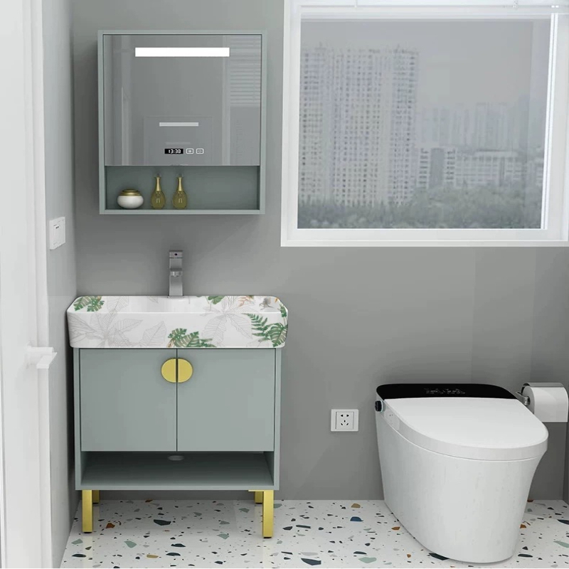Luxury Skincare Makeup - Luxe moderne badkamerkast Houten laden Huidverzorging