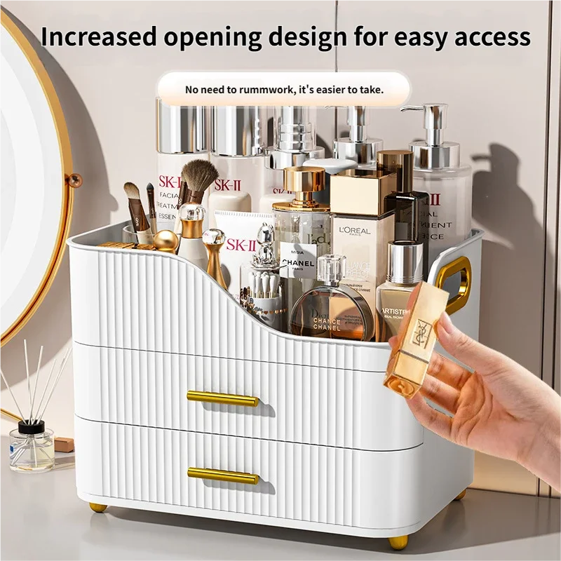 Luxury Skincare Makeup - Luxe grote capaciteit cosmetica opbergdoos met