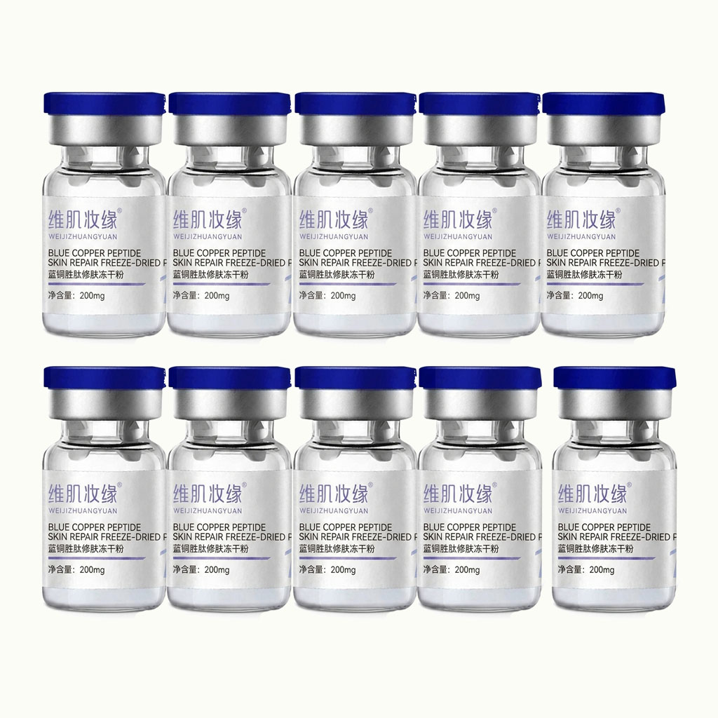 Blauw Koper Peptide GHK-CU Kop - Luxury Skincare Brands recensie en prijs